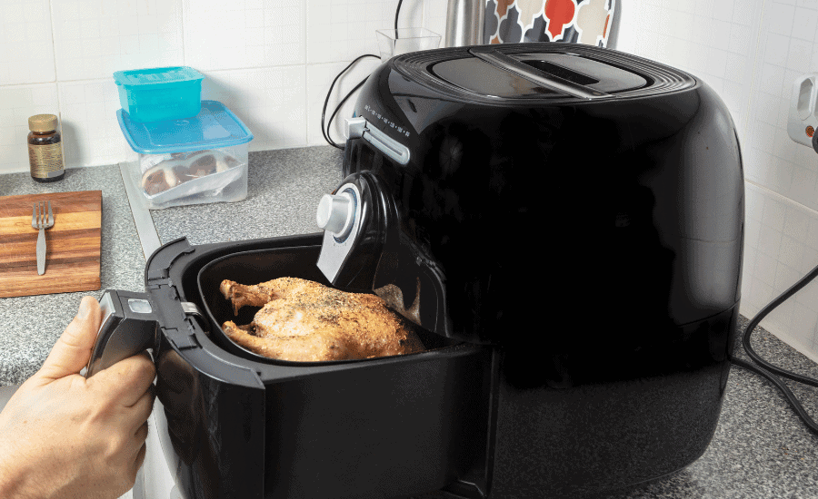 Air fryer whole chicken cooking